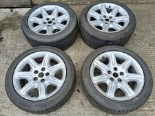 GENUINE JAGUAR FLUTE XJ8 XK8 XJR STAGGERED ALLOY WHEELS 18 INCH 8J 9J 18CHX33