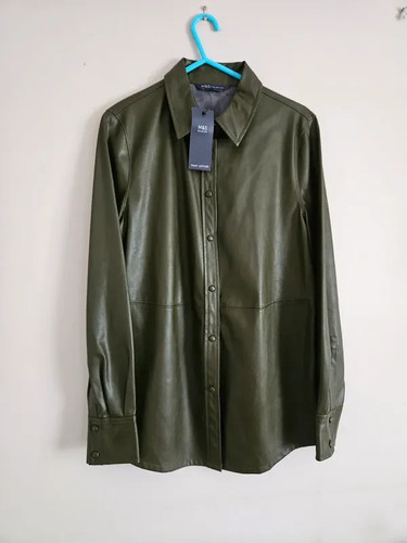 Womens dark khaki faux - womens,