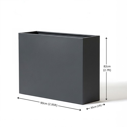 Metal planter garden corten - metal,