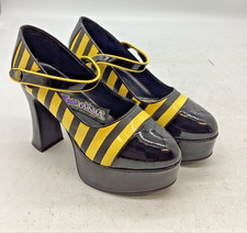Funtasma Bumble Bee Size 3-4 UK High Heels Mary Jane PLEASER Shoes BUZZ66