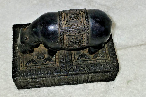 Vintage hand carved black - hand,