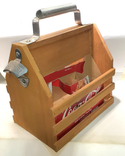 Wooden six pack - six, 6-pack