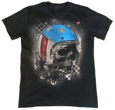 Biker Skull USA Evil Helmet