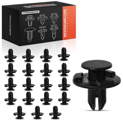 20x black bumper fastening - 20x,