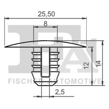 Fits FISCHER 11-10007.10 Clip