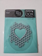 Memory Box Honeycomb Heart New