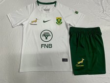 Springboks South Africa 2025/26 Kids Home and Away Shirt Rugby Jersey + Shorts