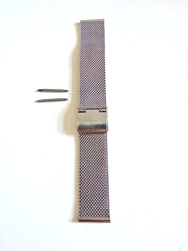 Mondaine stainless steel - steel, mesh
