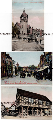 Ledbury postcard herefordshire - postcard,