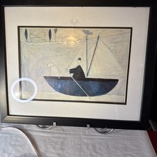 Print by Annotated Spence Man Rowing Boat”