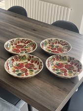 Emma Bridgewater 4 Vegetable Garden Tomatoes Medium Pasta Bowls 23cm 