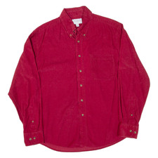 SONOMA Mens Corduroy Shirt Red
