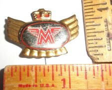 "Matchless" motorcycle pin