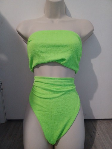 Ladies bright green piece - 2,