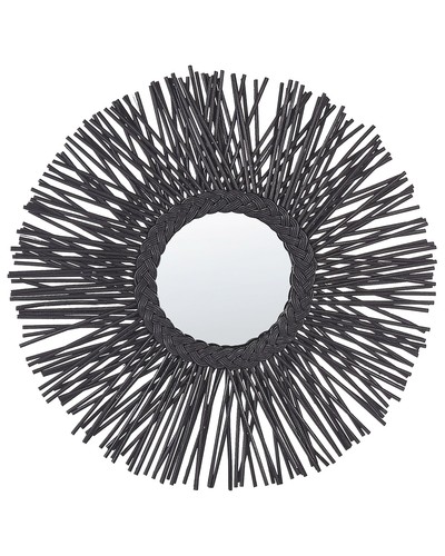 Rattan sunburst wall - sunburst, mirror
