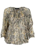 ISABEL MARANT PRINTED SILK TOP