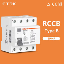 ETEK RCD RCCB Type B Earth