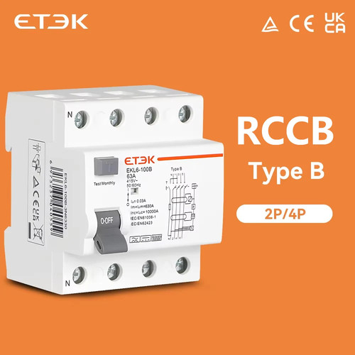 Etek rcd rccb type - etek,