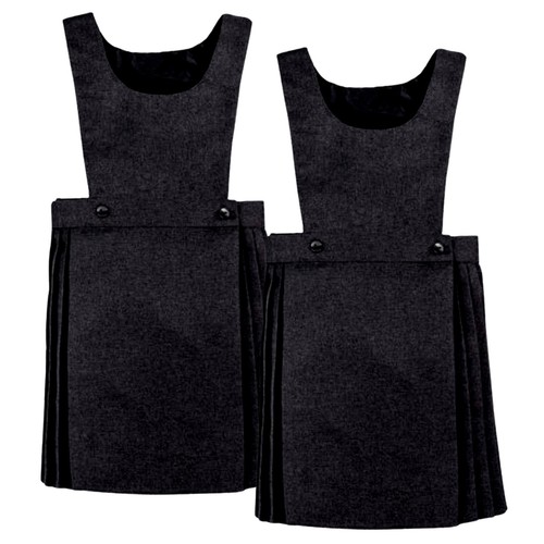 Girls bib pinafore tartan - bib,