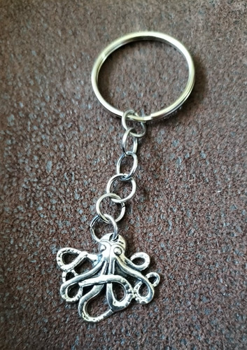 Octopus keyring keychain - keyring,
