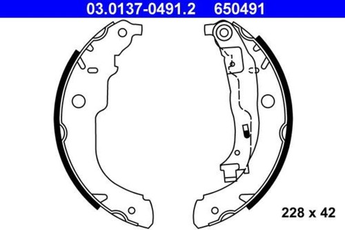Brake shoe set ate - brake,
