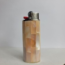 Peach Mother of Pearl Lighter