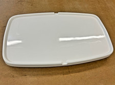 White GRP table for boat or