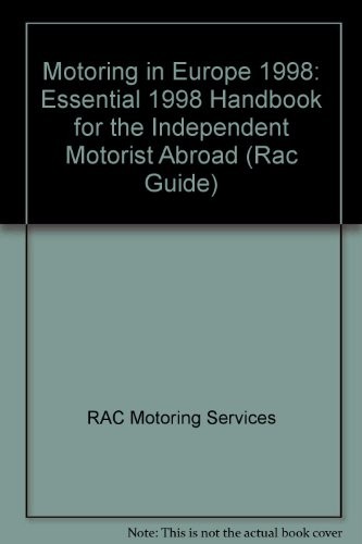 Motoring europe 1998 - motoring,