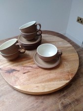 Denby Cinnamon Cup and Saucer-