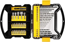 CHANTPOWER 41 Piece Drill & Screwdriver Bit Set with Case for wood & plastic.