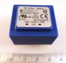 Comelit R3015E1120A7S Transformer 230Vac In - 12Vac Out 1.5VA MBE003i