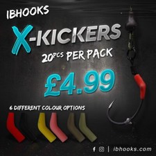 X KICKERS for ronnies rigs 20 PER PACKET  ibhooks carp fishing  Ronnie Kickers
