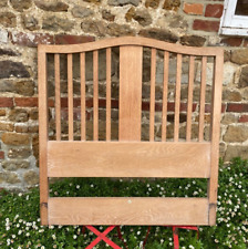 Heals Arts and Crafts Oak Single Bed Headboard Early 20th Century