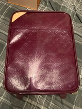 Louis Vuitton Pegase Patent Leather Travel Bag Trolley Suitcase Hand Luggage