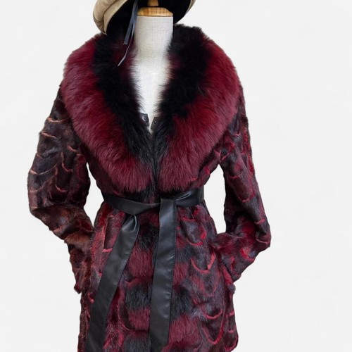 Women burgundy and red fox - women's,