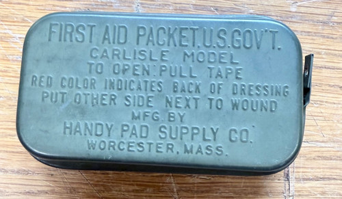 Ww2 carlisle first aid - aid, tin