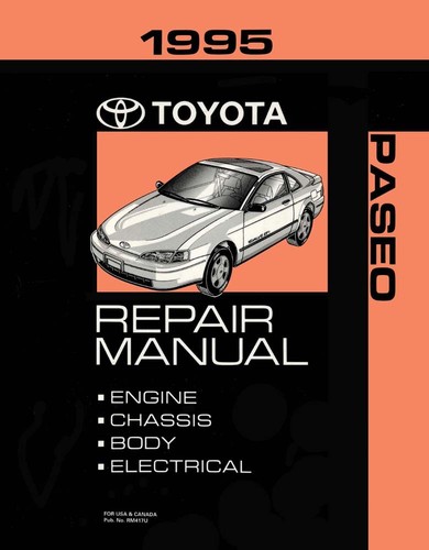 1995 toyota paseo factory shop - toyota,