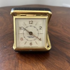 Vintage Westclox Magic Touch Travel Alarm Clock. Hong Kong. Working Order 