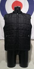 Mens Timberland Stratham Issue Quilted Gilet Body Warmer Black Size Medium (H1)