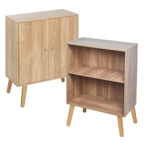 Tier wooden storage - storage, bookcase