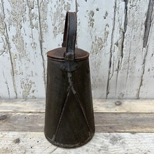 Vintage Metal Railway Billy Can Milk Or Harvest Pail