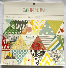 Studio Calico Wanderlust 12×12" Paper Pad – 48 Sheets Scrapbook Paper