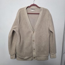 COS beige teddy fleece