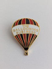 The Ballooning Business Hot Air Balloon Enamel Pin Badge