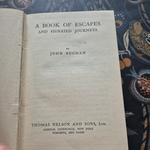 Book escapes and hurried - of,