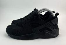 Nike Air Huarache GS Run Womens Trainers Triple Back Sneakers Size UK 5.5
