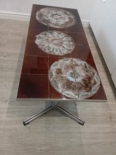 1960s Abstract Tiled Top
