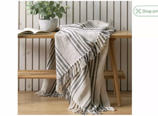 Habitat Yarn Dye Stripe Throw