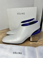 CELINE White Leather