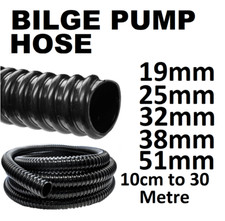UNIVERSAL Bilge Pump Boat Hose Corrugated Flexible Filter Pipe Marine Flexi Tube